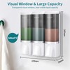 3-in-1 Shower Soap Dispenser, 3×500 ml Shampoo and Conditioner Dispenser