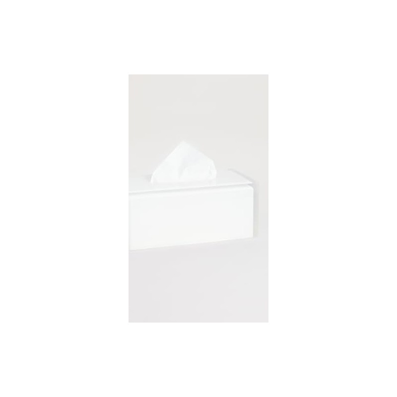 Jonathan Adler Women's Hollywood Long Tissue Box - Clear, White,