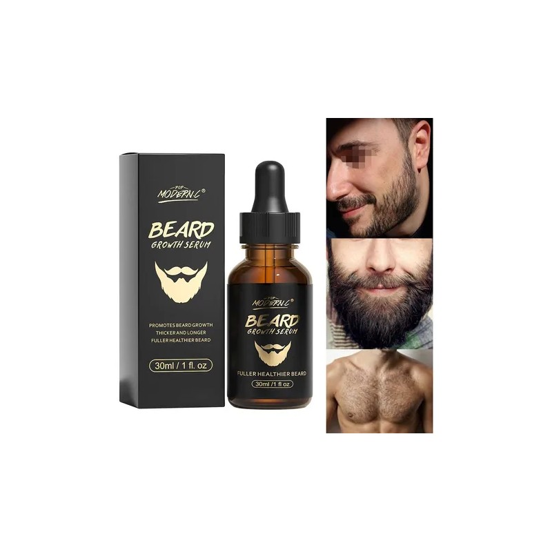 30ml Aceite Con Biotina Y Cafeína Para Crecimiento De Barba