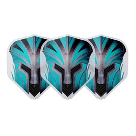 L-Style EZ L1 Prime Series Turquoise Clear White Dart Flights