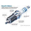 Bosch FR7SI30 Iridium Spark Plug, Up to 4X Longer Life