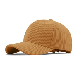 DENISH Gorra Tipo Pana con Broche Ajustable. Gorra de béisbol unitalla para Hombre y Mujer. Cachucha de Material Premium, Casual, cómoda y Ligera, Ideal para Regalar (MX/US, Alfa, Talla única, Khaki)