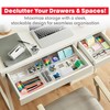 My Happy Home 12 Pcs Clear Plastic Drawer Organiser Trays,