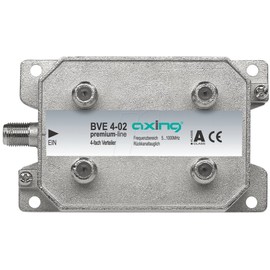 Axing BVE 4-02 4-Way BK Splitter (5-1006 MHz)