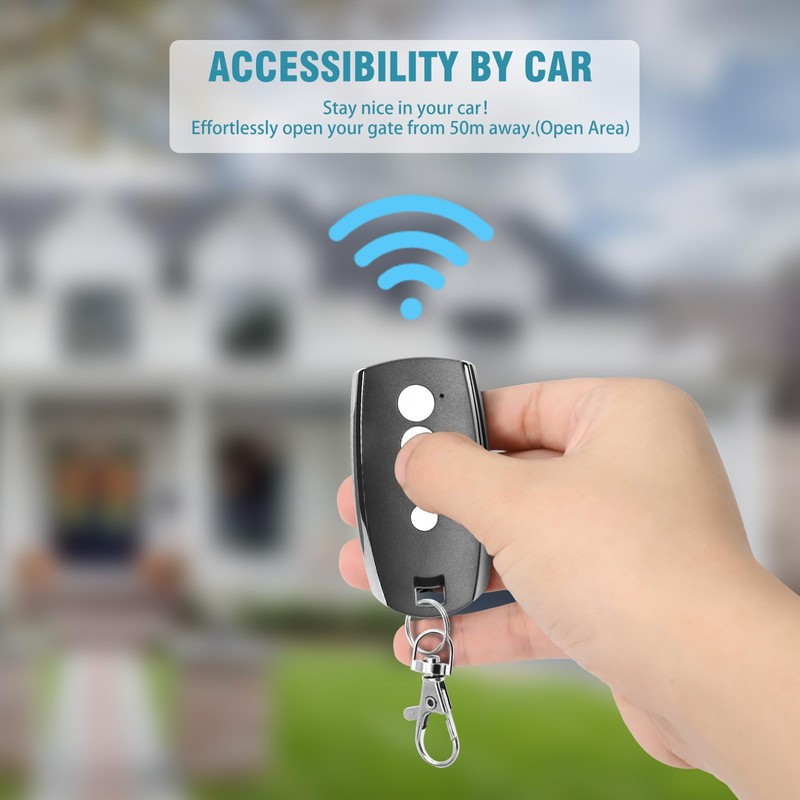 Garage Door Opener 433.92MHz Hansender, Pack of 3 Garage Doors