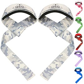 Bear Grips - Correas de levantamiento para gimnasio, correas de muñeca para levantamiento de pesas, correas de gimnasio, correas de levantamiento de pesas, correas de levantamiento de pesas para