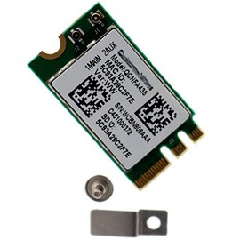 Deal4GO QCNFA435 QCA9377 802.11ac 433Mbps M.2 NGFF Adaptador WiFi Tarjeta inalámbrica WLAN con Bluetooth 4.1 para Dell DW1810 Qualcomm Atheros QCA9377 Windows 7,8,8.1,10 (32/64bit)