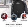 Hosifiy Waterproof Backpack Cover with Reflective Strips & Non-Slip Cross