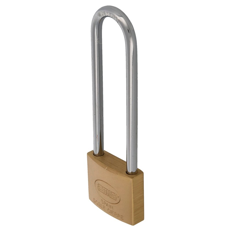 Amig - Extra Long Arc Padlock | Secure Brass &