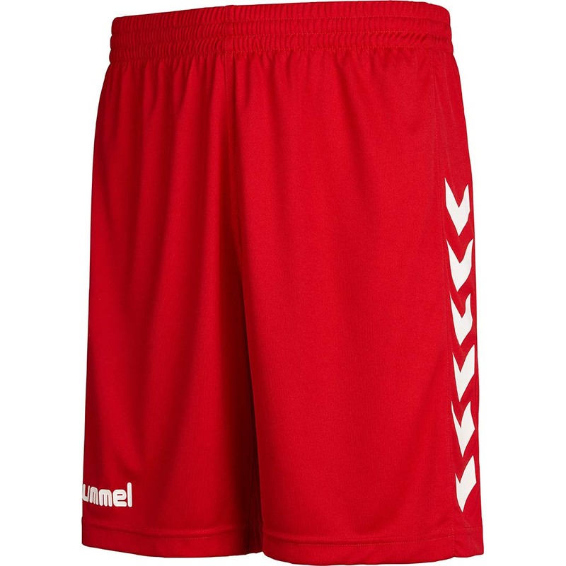 hummel Men's Breathable Core Poly Shorts, red, m