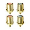 Ampper M6 Thread Male Brass Battery Charging Post Terminals, M6