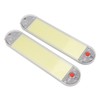 2Pcs Car Interior Roof Reading Light DC 12V‑24V COB with