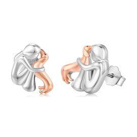 Hypoallergenic Dachshund Earrings 925 Sterling Silver Cute Animal Dog Stud Earrings Dachshund Jewelry Gifts for Women Pet Lovers