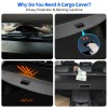 Unbranded Cargo Cover Fits 21-24 Toyota Venza XU80 Retractable Trunk