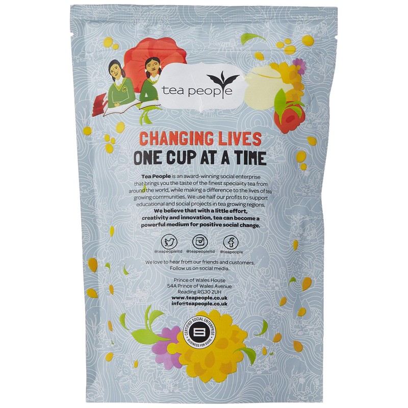Tea People Everyday English Breakfast - 50 Pyramid Refill Pack