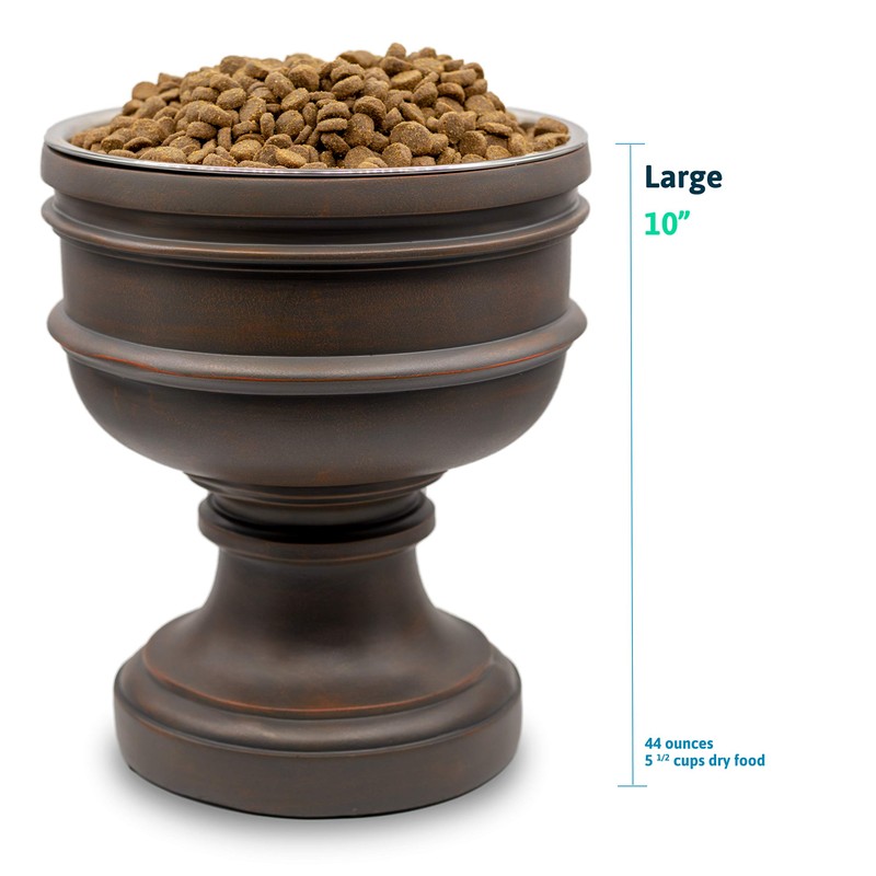 Pet Junkie Summit Single Elevated Dog Bowl Stand with Removable