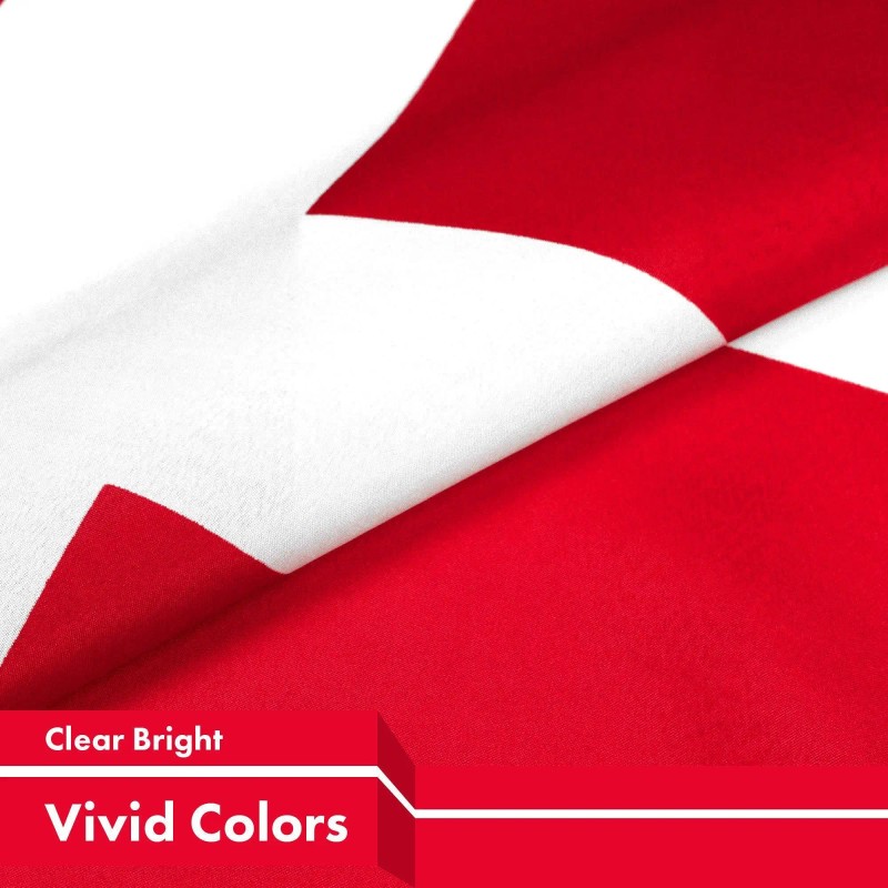 UD_Denmark Danish Flag 3x5 Ft 10-Pack 150D Printed Polyester By