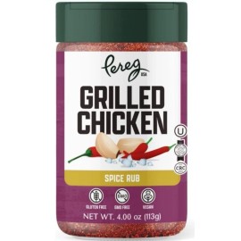 Pereg Grilled Chicken Seasoning Spice Rub (4 Oz) for Beef, Poultry & Meat Dishes