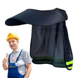 Hard Hat Sun Shield - Hard Hat Sun Visor - Reflective Strip Helmet Accessories Safety Gear for Construction Sites Gardening Warehouse Outdoor Men Women