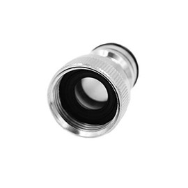 SpiceFlow Device Connector/Tap Connector | Chrome/Brass | 3/4 Inch Internal Thread | 3/4 Inch Professional Gardena Compatible