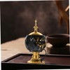 CVUTOVO Electric Incense Burner Vintage Aroma Burner Ceramic Plug-in Incense