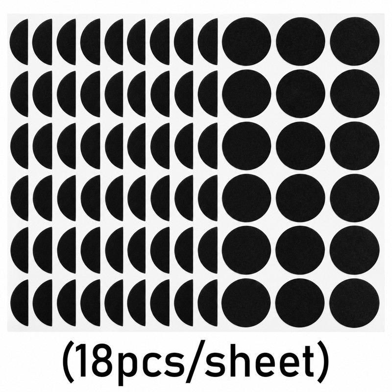 360-Piece Self-Adhesive Felt Furniture Pads for Floor Protection – Round