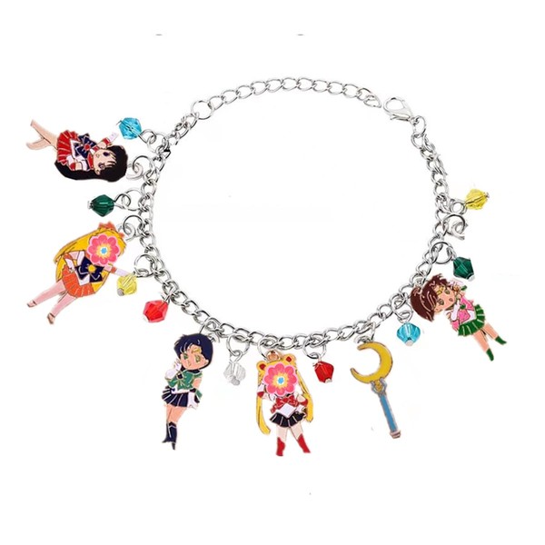 Kerr's Choice Kawaii Bracelet Girls Cute Charm Bracelet Animie Moon Jewelry Cute Moon Accessories