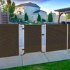 Patio Pool Fence Gate for Inground Pools with Privacy Fence