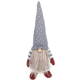 Shudehill Giftware Large and Tall Christmas Nordic Gonks to choose from! (Grey)