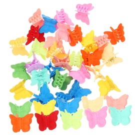 Baluue 30pcs Girls and Women Butterfly Hair Clips Claw Clips for Thick Hair for Wedding Birthday and Party Random Color