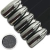 1Pcs Black Chrome Nail Powder Nail Glitter Powder Shining Chrome