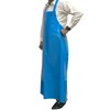 KLEEN HANDLER Blue Waterproof TPU Bib Apron with Adjustable Neck,