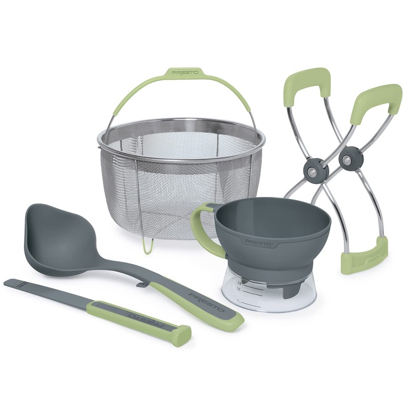 Presto 09509 5 Piece Deluxe Canning Kit, Green