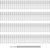 100pcs Double Headed skirting Nails - Double Sided Traceless Nails