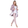 Sleepyheads Pajama Women's Fleece Long Sleeve Wrap Robe Cardigan with