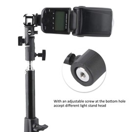 Archuu Camera Flash Speedlite Mount Adapter with Umbrella Holder, Black, Aluminum, Floor Mount