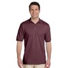 Jerzees mens 5.6 oz. 50/50 Jersey Polo with SpotShield(437)-MAROON-4XL