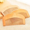 Set of 2 Wooden Comb Hair Wooden Comb Wooden Antistatic