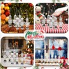 6 PCS Christmas Nutcracker Ornaments,Wooden Nutcracker Christmas Decoration Pendant,Silver Nutcracker