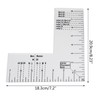 Tshirt Ruler Guide Left Chest Placement Tool T Shirt Ruler