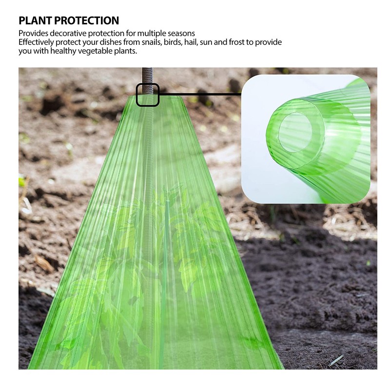 30PCS Bell Plant Protectors Ventilate Plastic Effective Protection Reusable Bell