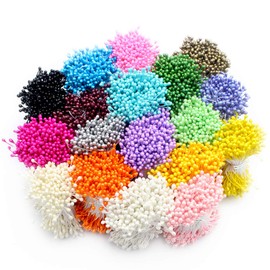 ECYC 900Pcs Mini Flower Stamen Pistil Wedding Decoration DIY Artificial Cards Flowers Stamen, 1mm