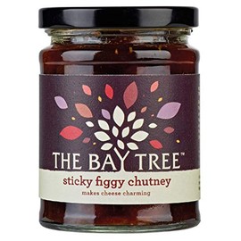 The Bay Tree Sticky Figgy Chutney – Makes Cheese Charming Rich and Sweet Cheeseboard Champion Delicious Treat Great for Meals Suitable for Vegetarians – 320g