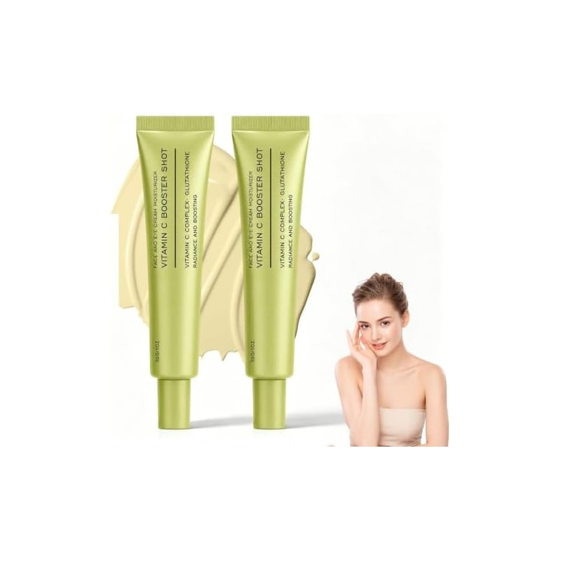 2PC Vitamina C con Glutatión y Vitamina E, Sérum Facial
