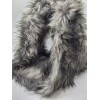 Merona Grey Faux Fur Snood, One Size - Cozy Elegance