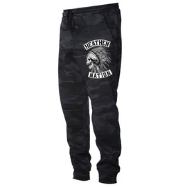 Heathen "Chief Sweat Pants (Medium, Black Camo)