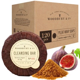 WOODBURY & CO 120 Pieces Airbnb Essentials for Hosts,Hotel Soap Bars in Bulk,Bath,Facial,Travel Size,Pack,Mini Hygiene Toiletries For Homeless Care Package,Air BnB Supplies,Guests Bathroom