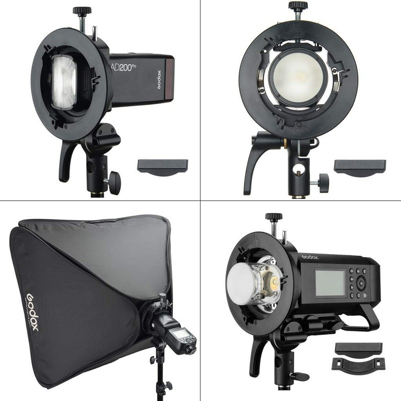 Godox S2 New S-type Flash Holder Bracket Bowens Mount for