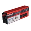 2000W Car Inverter Aluminum Alloy 4 USB Ports 3 Outlets
