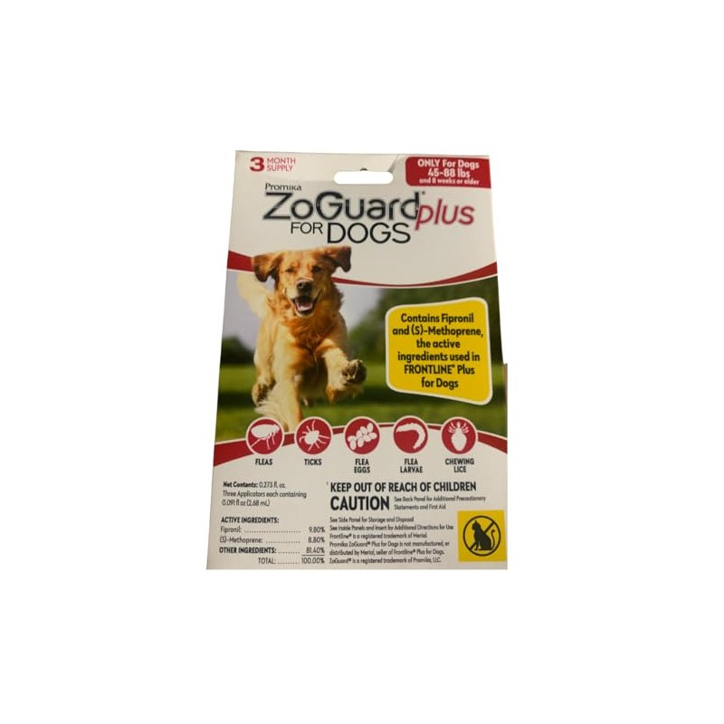 ZoGuard Plus Flea and Tick Prevention for Large Dogs –
